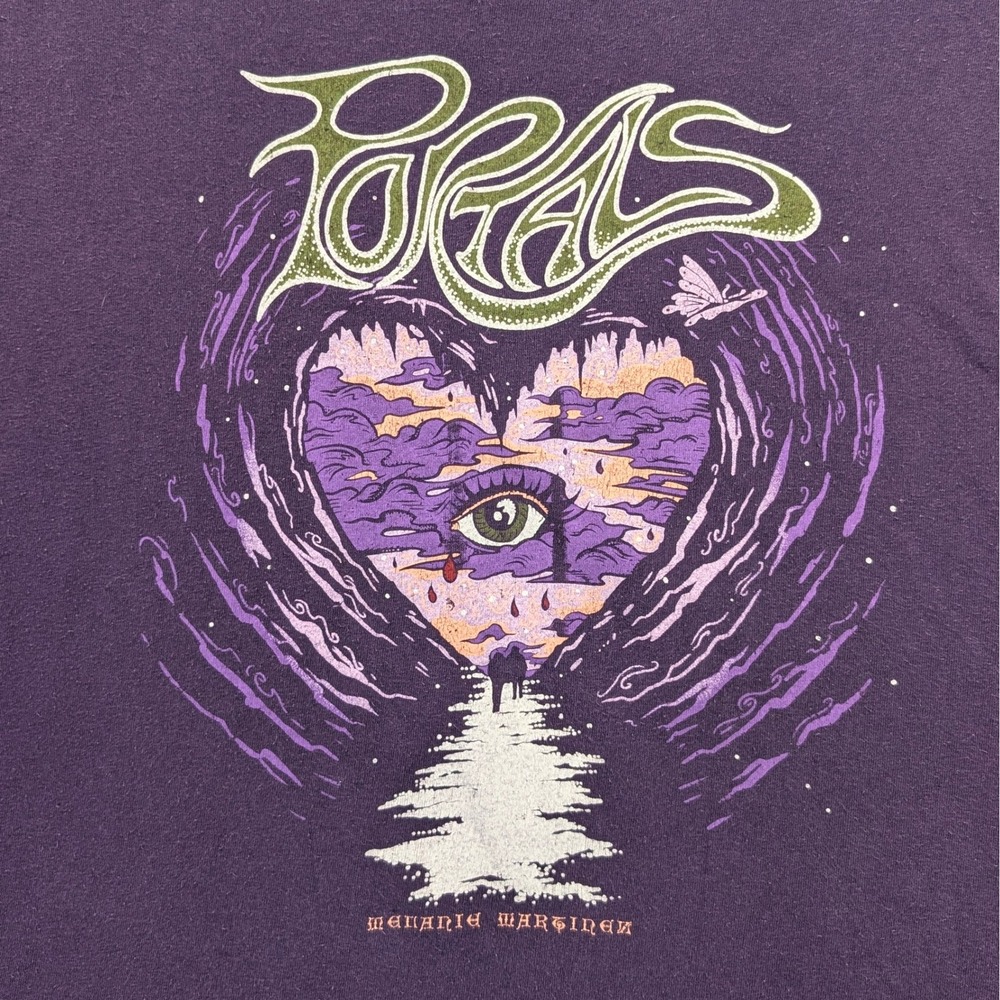 Melanie Martinez Portals Official Tour T-Shirt Purple‎ Short Sleeve XL 23x29 - Picture 2 of 7